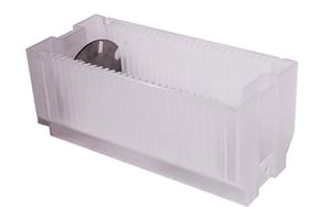 Sample holder box for sample carrier rings SECOM platform