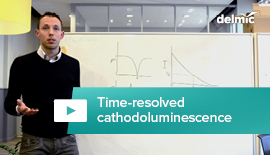 What is time-resolved cathodoluminescence?