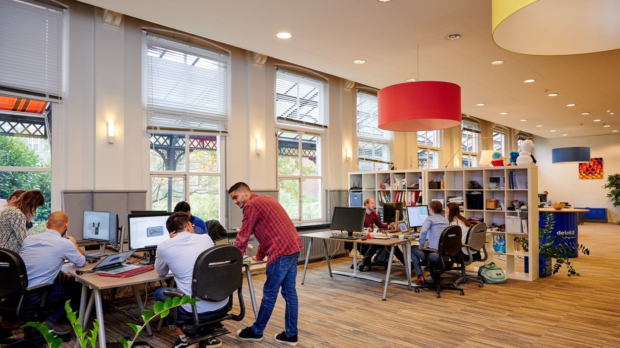 Office overview of Delmic
