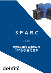 块体及纳米结构氮化镓（GaN） LED阴极发光谱像