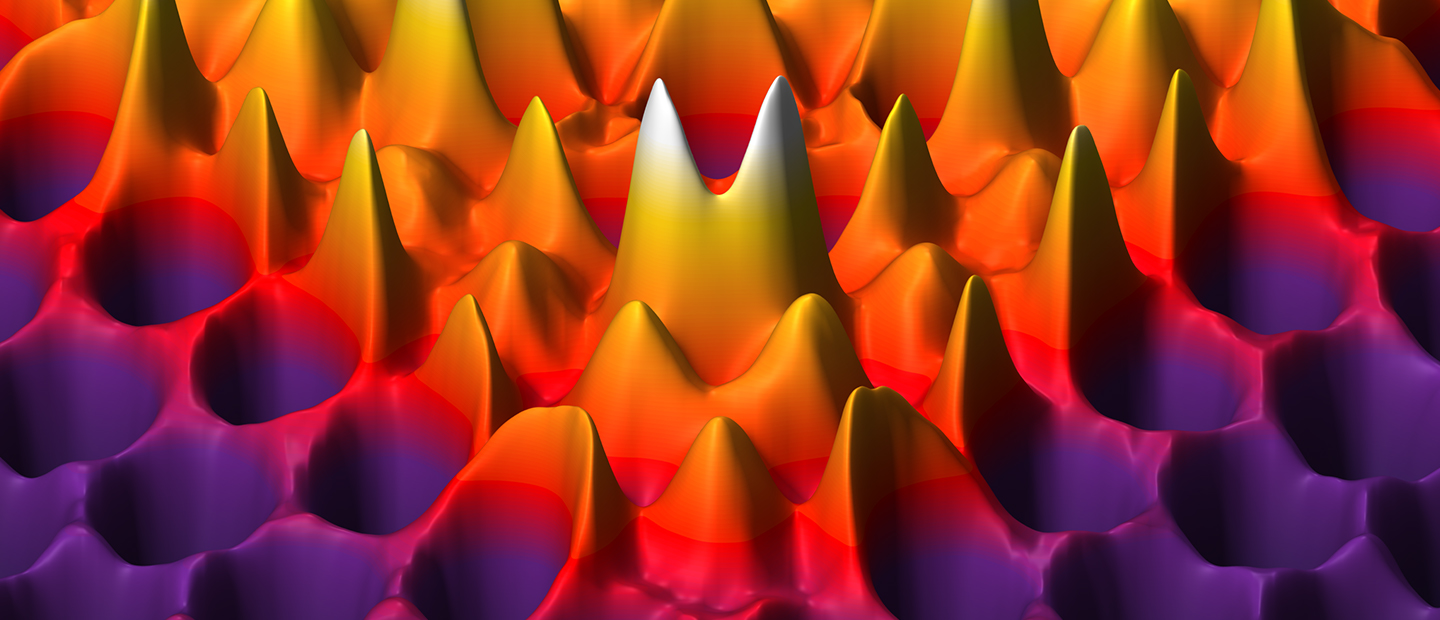 Cathodoluminescence image of photonic crystals