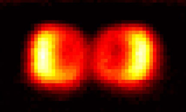 硅二聚体的高光谱阴极发光图