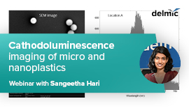 Cathodoluminescence imaging of micro and nanoplastics for environmental studies